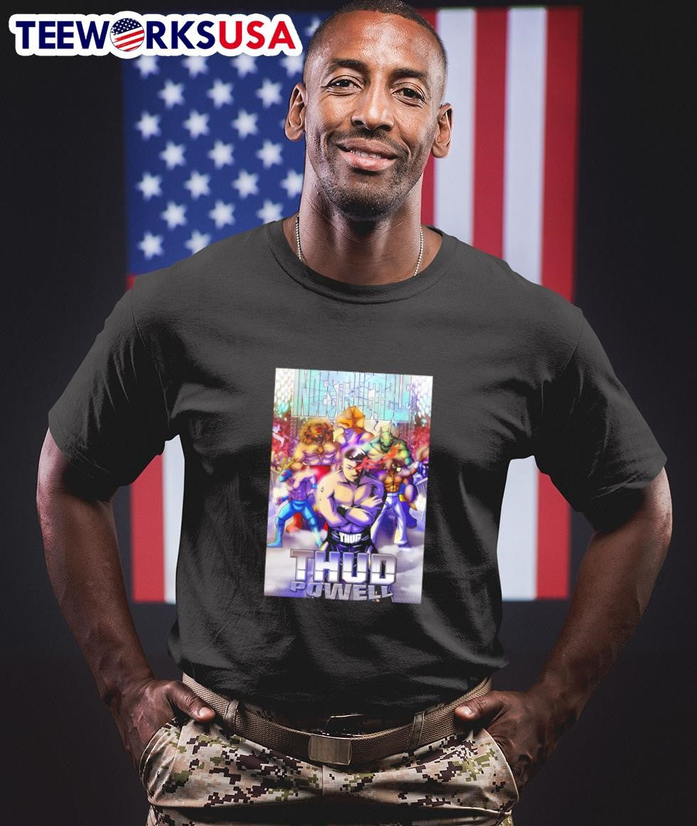 Thud Powell Indestructible - Adult & Kids T-Shirts, Sweatshirts & Hoodies apparel design preview 1