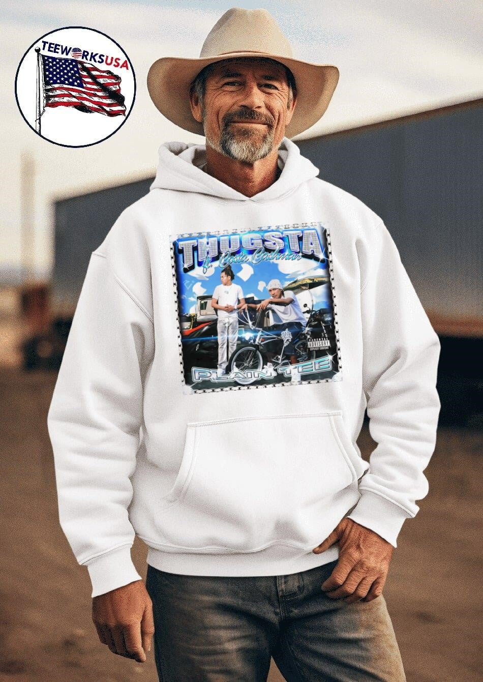 Thugsta Costa Cashman's Plain - Adult & Kids T-Shirts, Sweatshirts & Hoodies apparel design preview 2