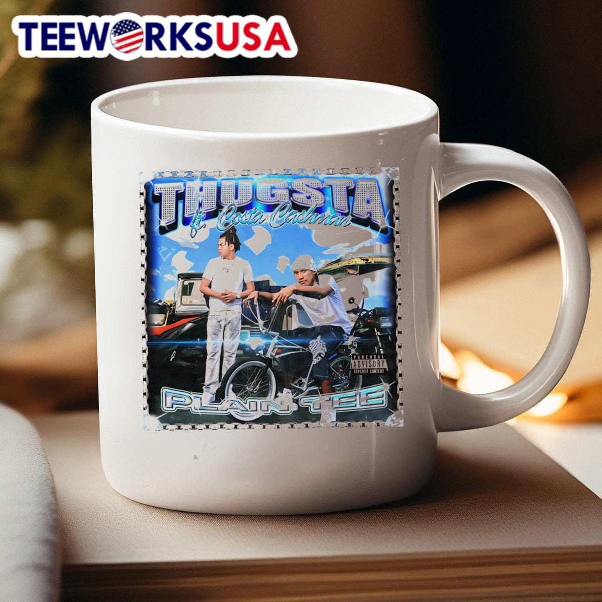 Thugsta Costa Cashman's Plain - Adult & Kids T-Shirts, Sweatshirts & Hoodies apparel design preview 4