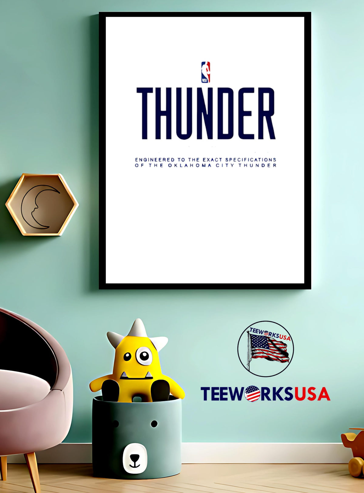 Thunder Engineered To The Exact Specifications - Adult & Kids T-Shirts, Sweatshirts & Hoodies apparel design preview 3