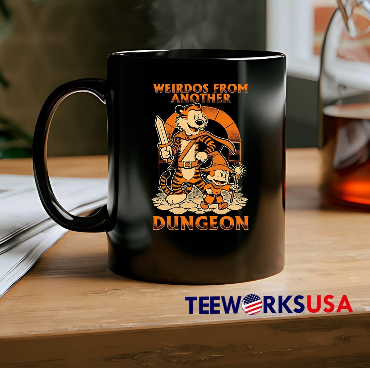Tiger Boy Comic Rpg Weirdos From Another Dungeon - Adult & Kids T-Shirts, Sweatshirts & Hoodies apparel design preview 2