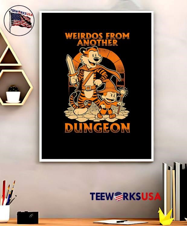 Tiger Boy Comic Rpg Weirdos From Another Dungeon - Adult & Kids T-Shirts, Sweatshirts & Hoodies apparel design preview 5