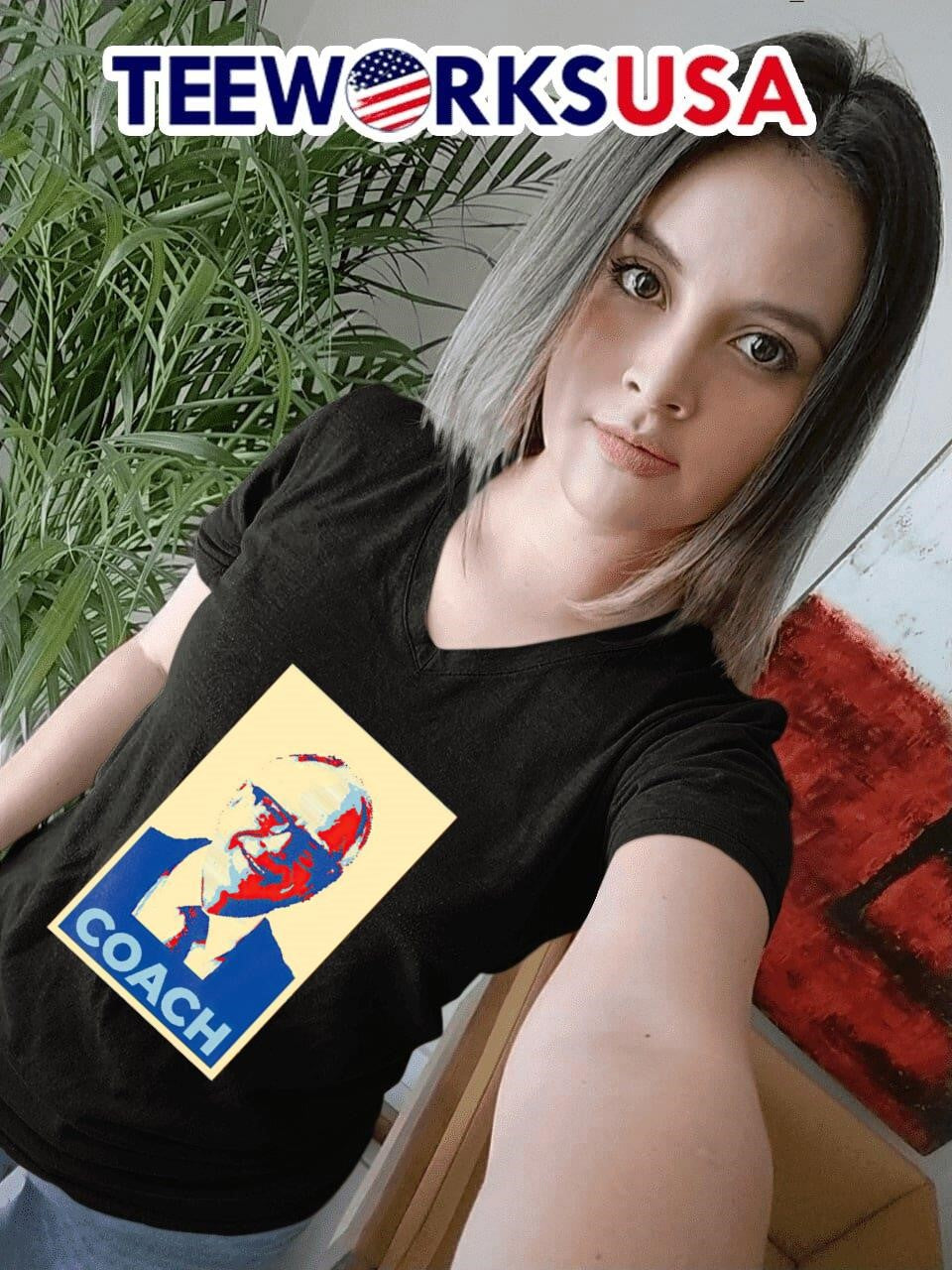 Tim Walz coach art - Adult & Kids T-Shirts, Sweatshirts & Hoodies apparel design preview 4