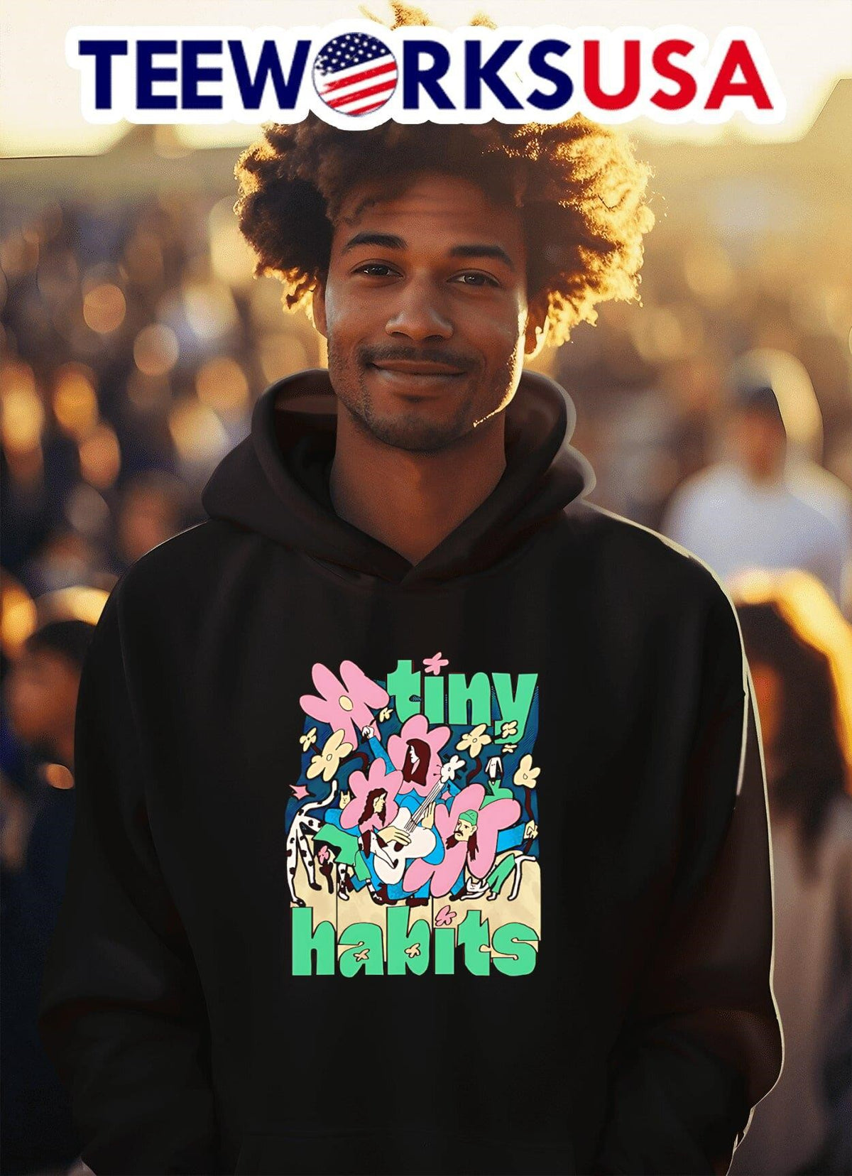 Tiny Habits Tour - Adult & Kids T-Shirts, Sweatshirts & Hoodies apparel design preview 2