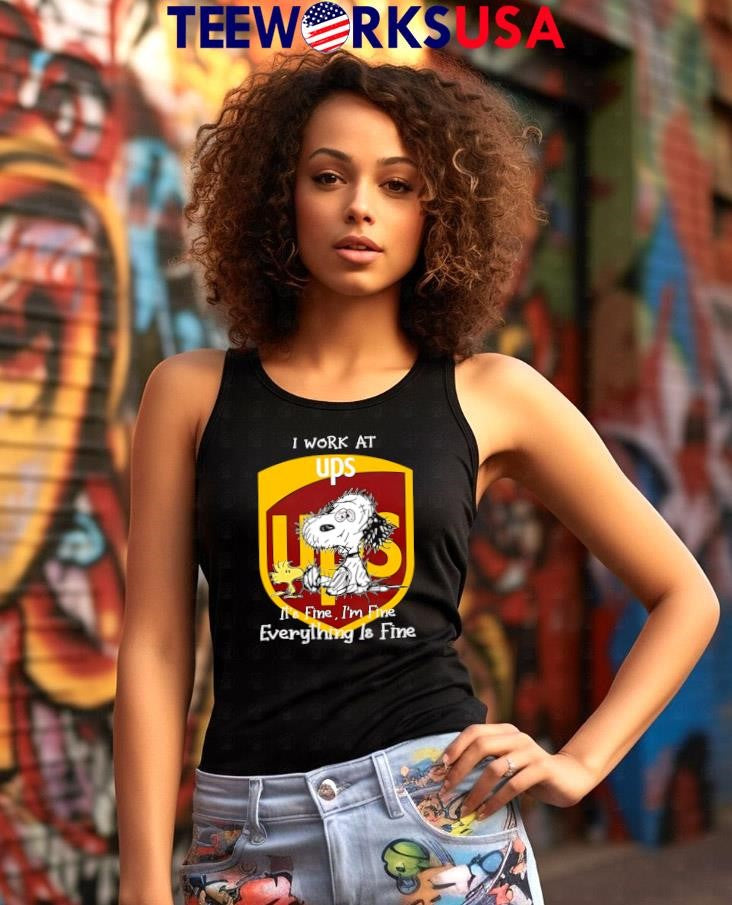 Tired Snoopy ups I work at it's fime I'm fine - Adult & Kids T-Shirts, Sweatshirts & Hoodies apparel design preview 7