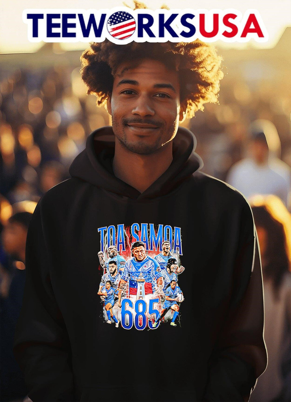 Toa Samoa 23 graphic - Adult & Kids T-Shirts, Sweatshirts & Hoodies apparel design preview 2