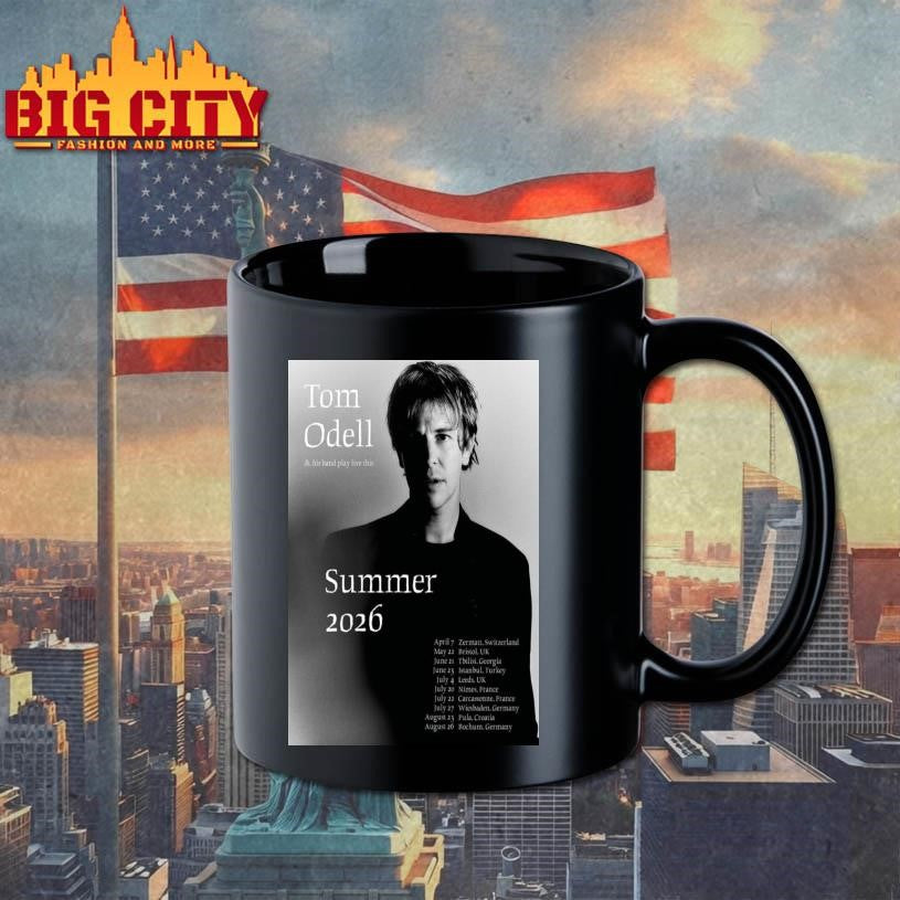 Tom Odell Summer 2026 Poster - Adult & Kids T-Shirts, Sweatshirts & Hoodies apparel design preview 3