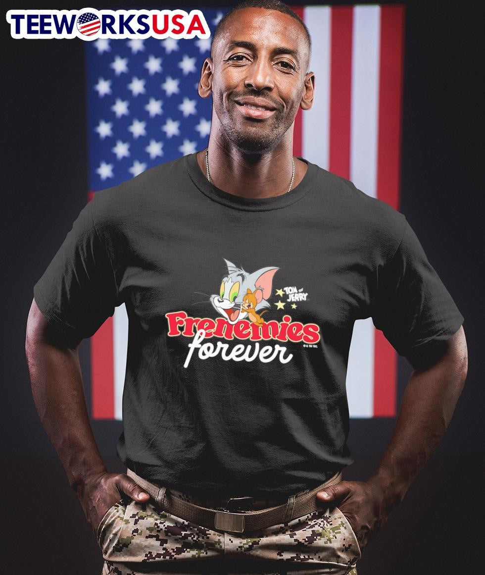 Tom and Jerry Frenemies Forever - Adult & Kids T-Shirts, Sweatshirts & Hoodies apparel design preview 1