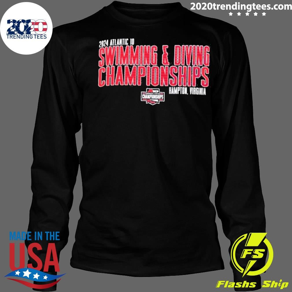 Top 2024 A-10 Swimming Diving Championship - Adult & Kids T-Shirts, Sweatshirts & Hoodies apparel design preview 4