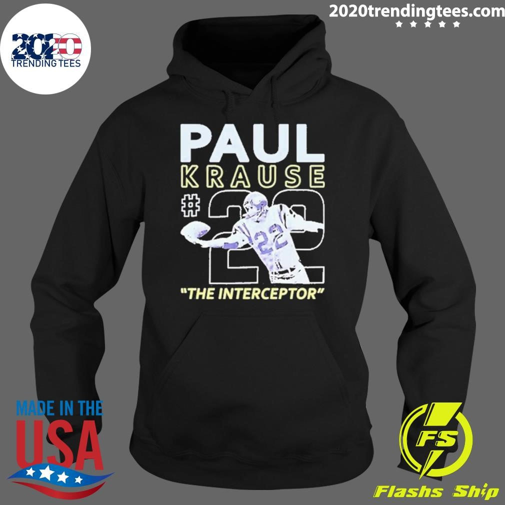 Top 2024 Paul Krause Signed The Interceptor - Adult & Kids T-Shirts, Sweatshirts & Hoodies apparel design preview 2