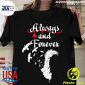 Top Always And Forever - Adult & Kids T-Shirts, Sweatshirts & Hoodies apparel design preview 1