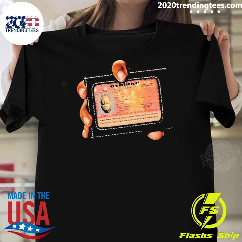 Top Ashluxe Passport Passeport - Adult & Kids T-Shirts, Sweatshirts & Hoodies apparel design preview 1