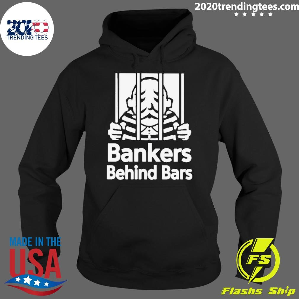 Top Bankers Behind Bars Bad For America Shitibank - Adult & Kids T-Shirts, Sweatshirts & Hoodies apparel design preview 2