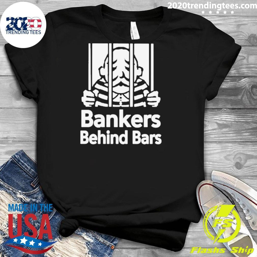 Top Bankers Behind Bars Bad For America Shitibank - Adult & Kids T-Shirts, Sweatshirts & Hoodies apparel design preview 3