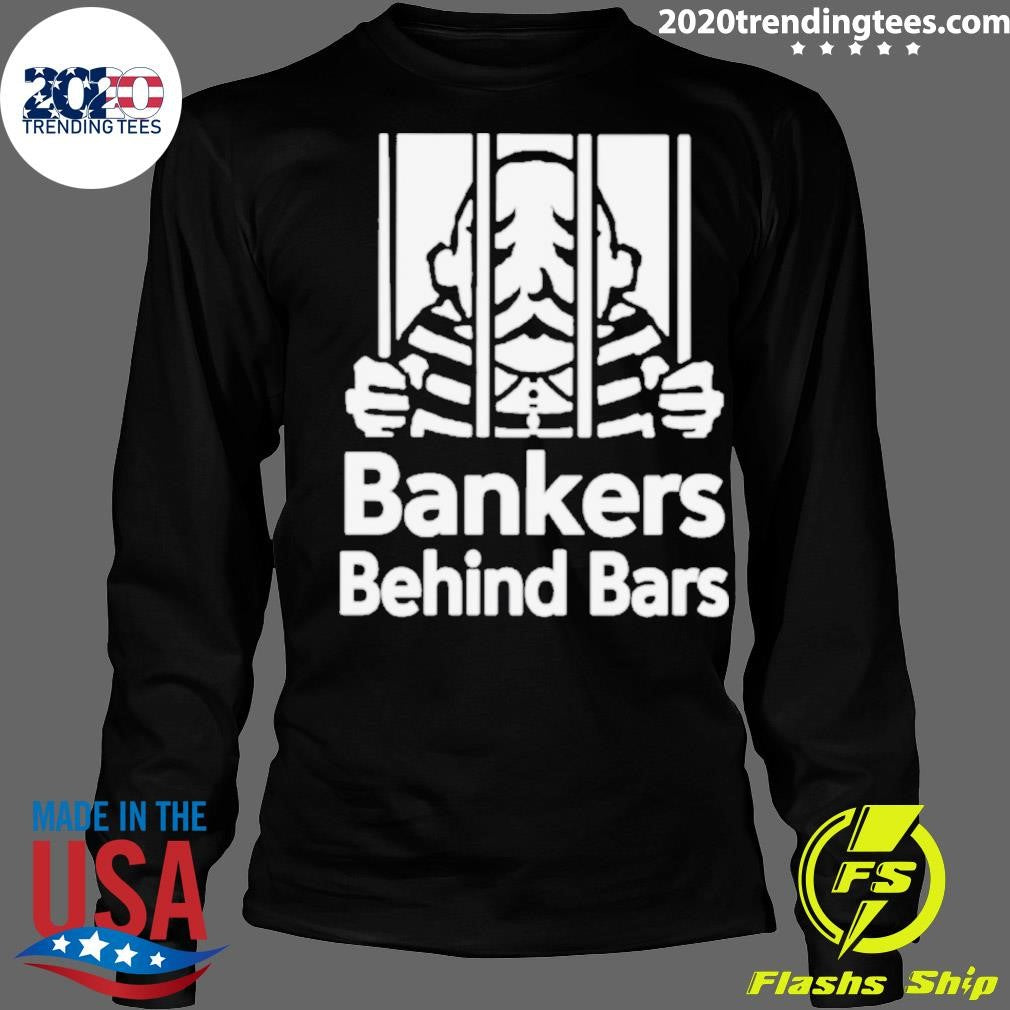Top Bankers Behind Bars Bad For America Shitibank - Adult & Kids T-Shirts, Sweatshirts & Hoodies apparel design preview 4