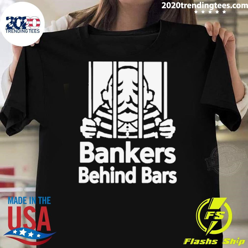 Top Bankers Behind Bars Bad For America Shitibank - Adult & Kids T-Shirts, Sweatshirts & Hoodies apparel design preview 1