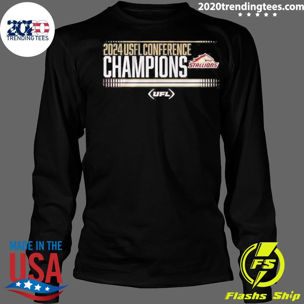 Top Birmingham Stallions USFL Conference Champions - Adult & Kids T-Shirts, Sweatshirts & Hoodies apparel design preview 4