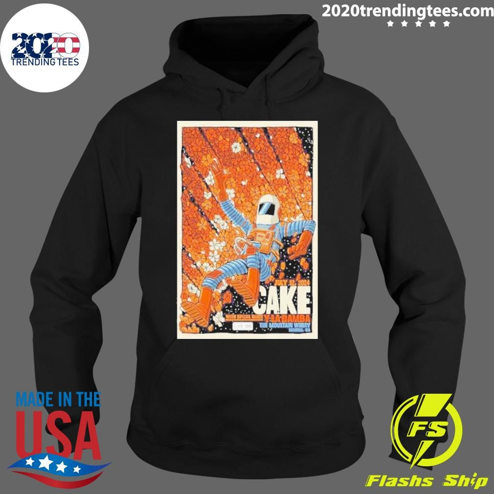 Top Cake At The Mountain Winery July 12, 2024 - Adult & Kids T-Shirts, Sweatshirts & Hoodies apparel design preview 2