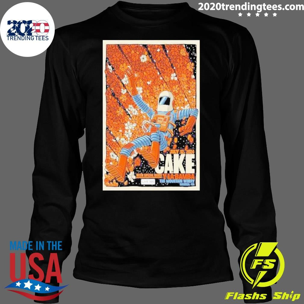 Top Cake At The Mountain Winery July 12, 2024 - Adult & Kids T-Shirts, Sweatshirts & Hoodies apparel design preview 4