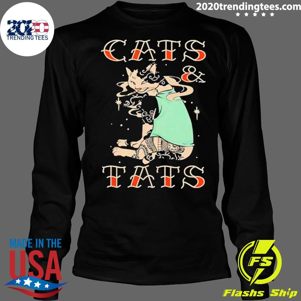 Top Cats And Tats - Adult & Kids T-Shirts, Sweatshirts & Hoodies apparel design preview 4