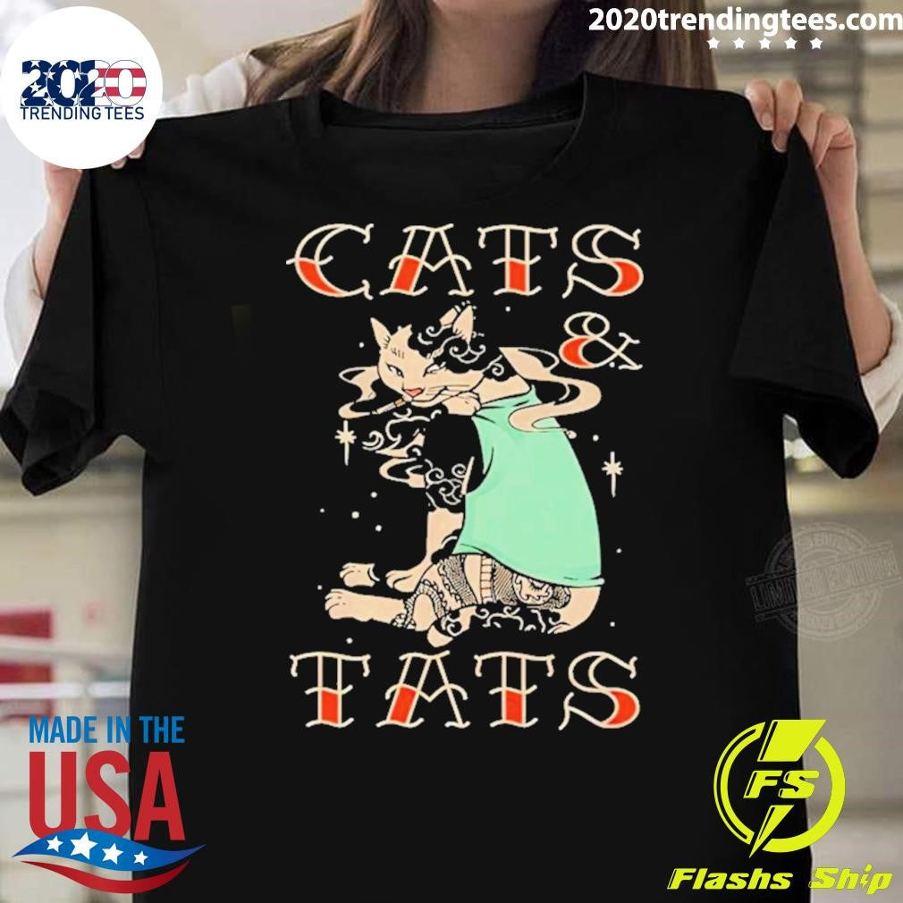 Top Cats And Tats - Adult & Kids T-Shirts, Sweatshirts & Hoodies apparel design preview 1