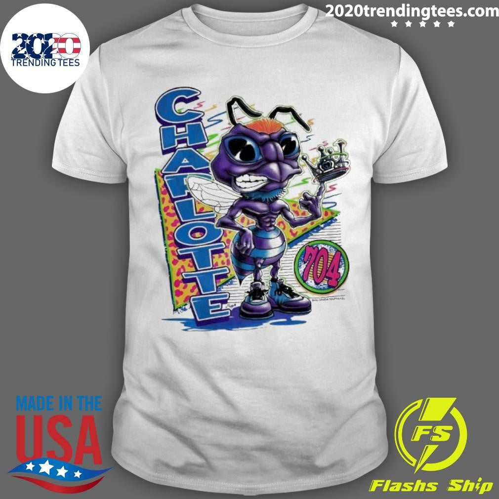 Top Charlotte Hornets Neon Bug - Adult & Kids T-Shirts, Sweatshirts & Hoodies apparel design preview 1