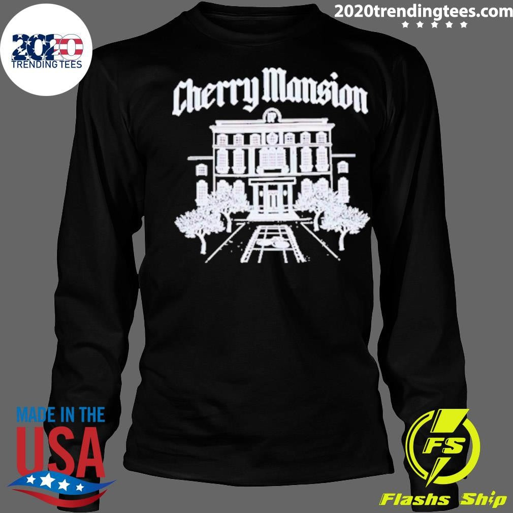 Top Cherry Mansion Skyline - Adult & Kids T-Shirts, Sweatshirts & Hoodies apparel design preview 4