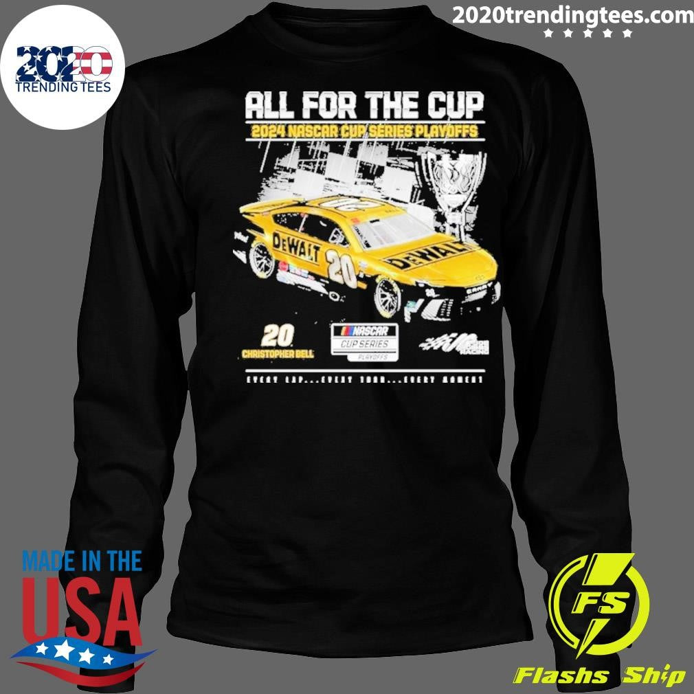 Top Christopher Bell Joe Gibbs Racing Team Collection - Adult & Kids T-Shirts, Sweatshirts & Hoodies apparel design preview 4