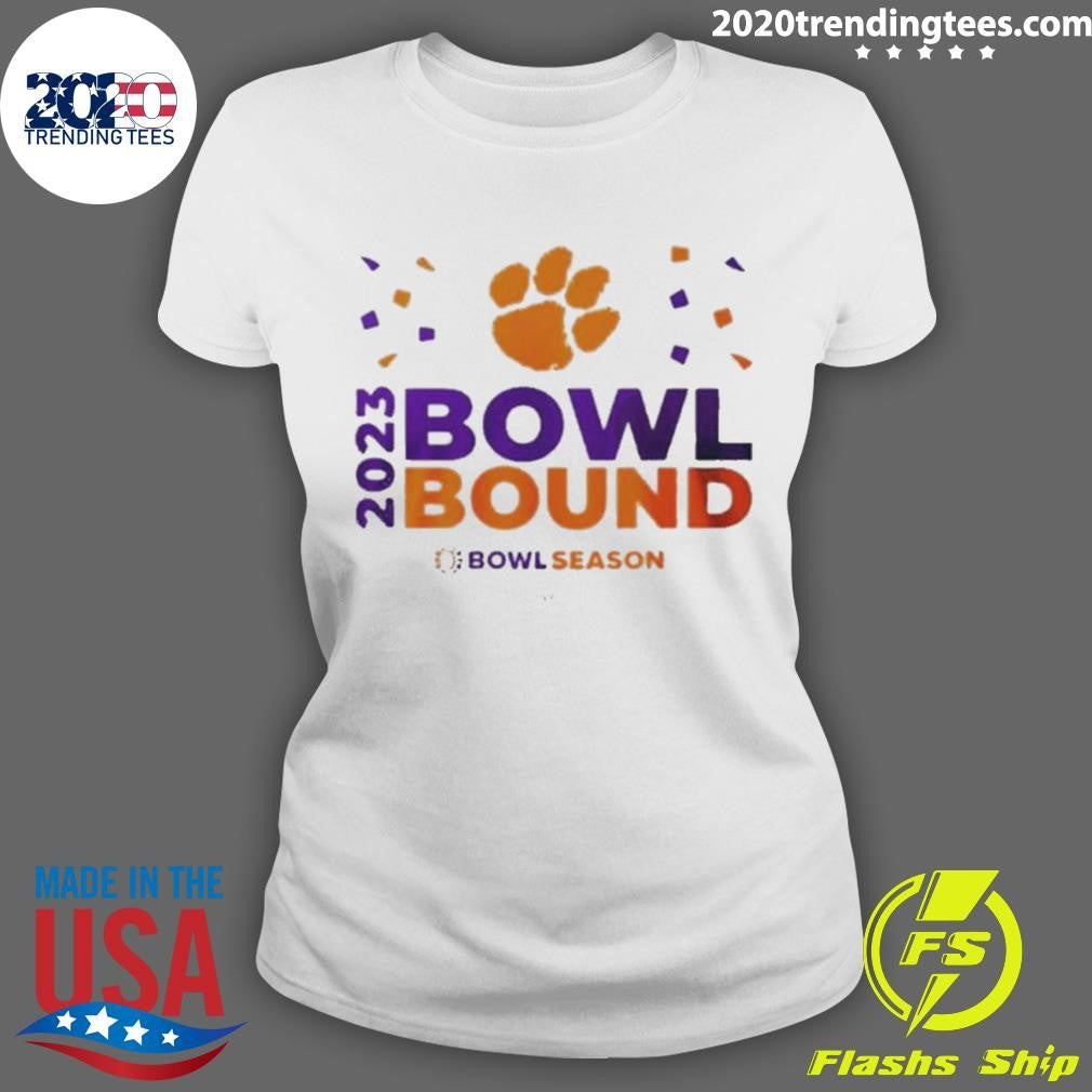 Top Clemson Tigers 2023 Bowl Bound Season - Adult & Kids T-Shirts, Sweatshirts & Hoodies apparel design preview 3