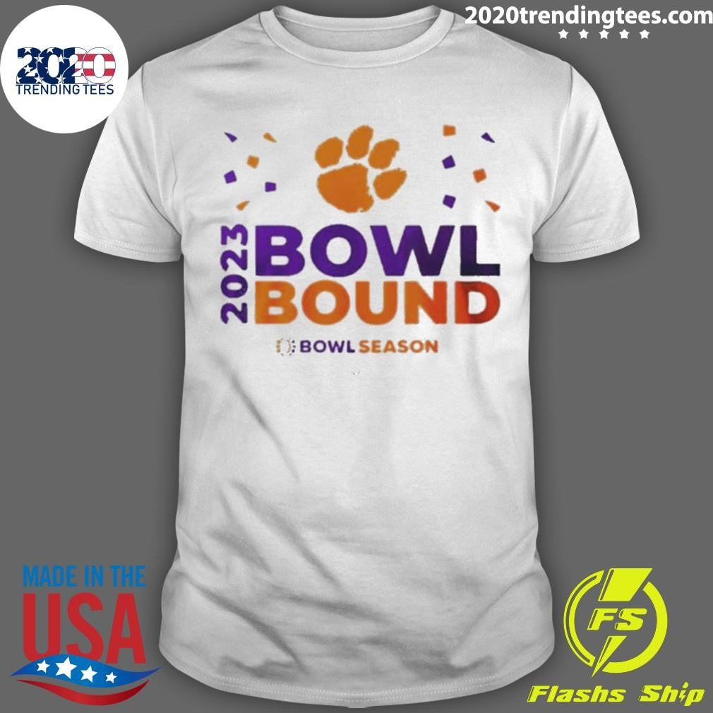 Top Clemson Tigers 2023 Bowl Bound Season - Adult & Kids T-Shirts, Sweatshirts & Hoodies apparel design preview 1