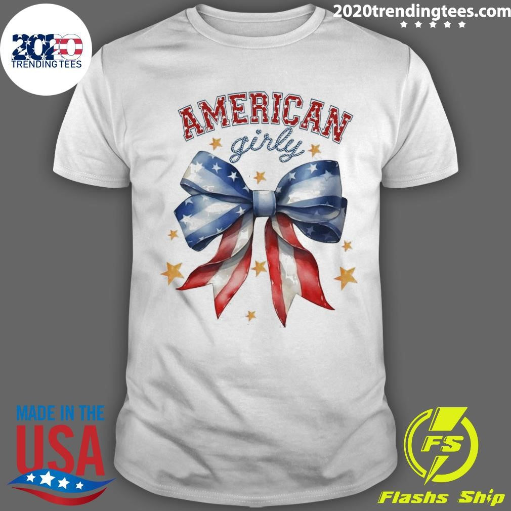 Top Coquette American Girly - Adult & Kids T-Shirts, Sweatshirts & Hoodies apparel design preview 1