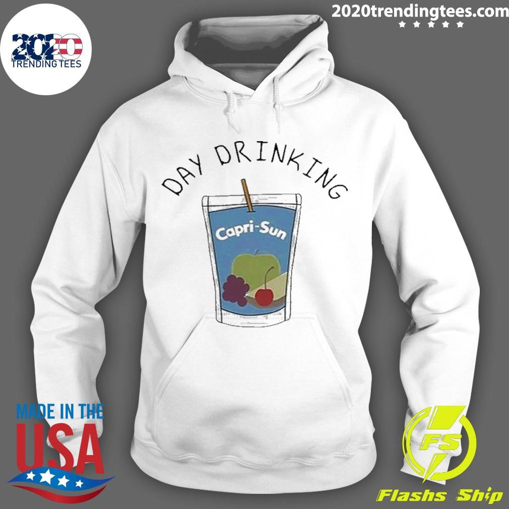 Top Day Drinking Capri-sun - Adult & Kids T-Shirts, Sweatshirts & Hoodies apparel design preview 2
