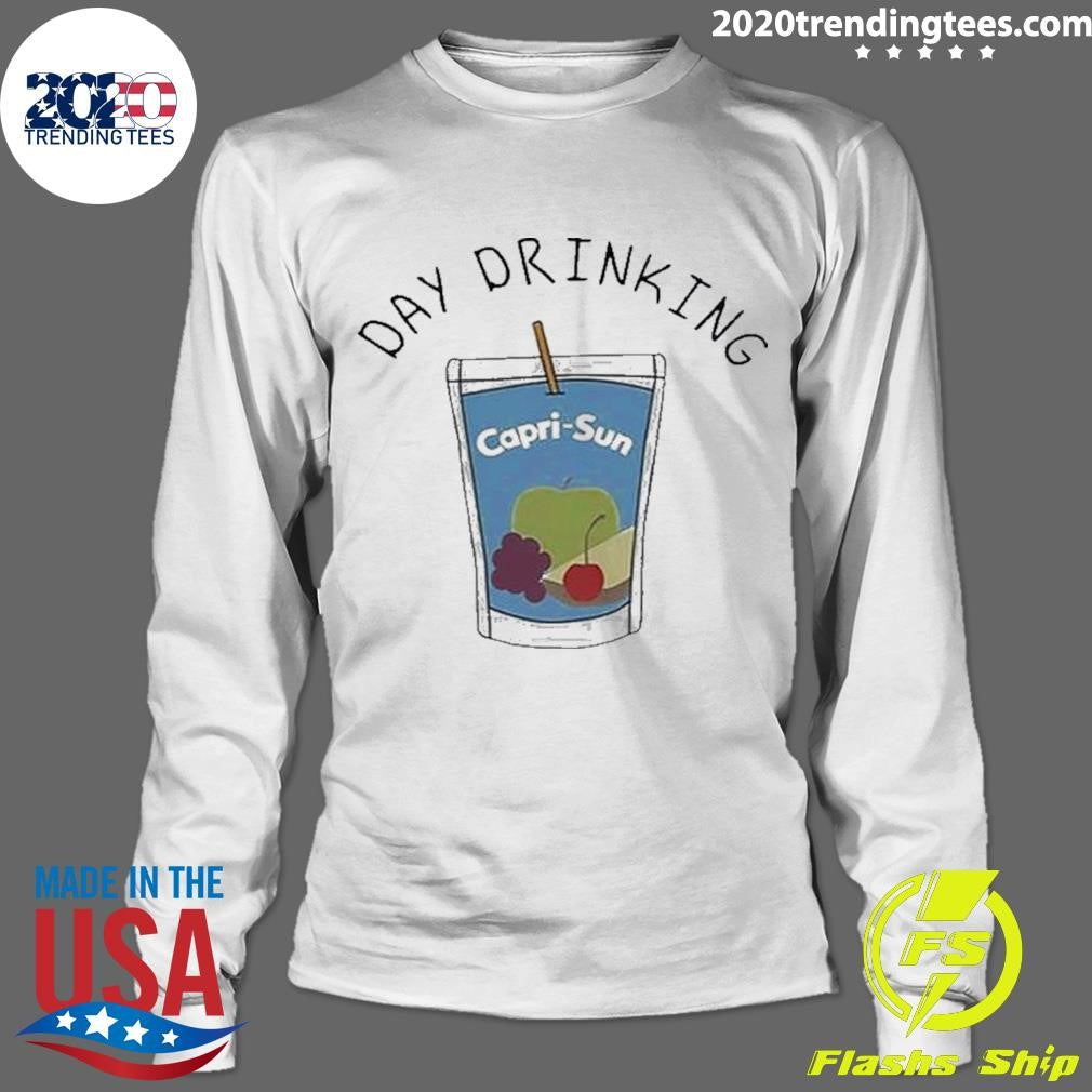 Top Day Drinking Capri-sun - Adult & Kids T-Shirts, Sweatshirts & Hoodies apparel design preview 4