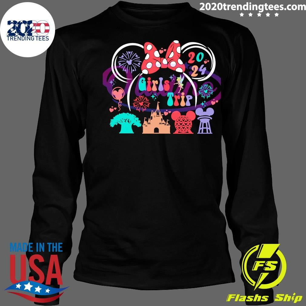 Top Disney Girls Trip 2024 Minnie Head - Adult & Kids T-Shirts, Sweatshirts & Hoodies apparel design preview 4