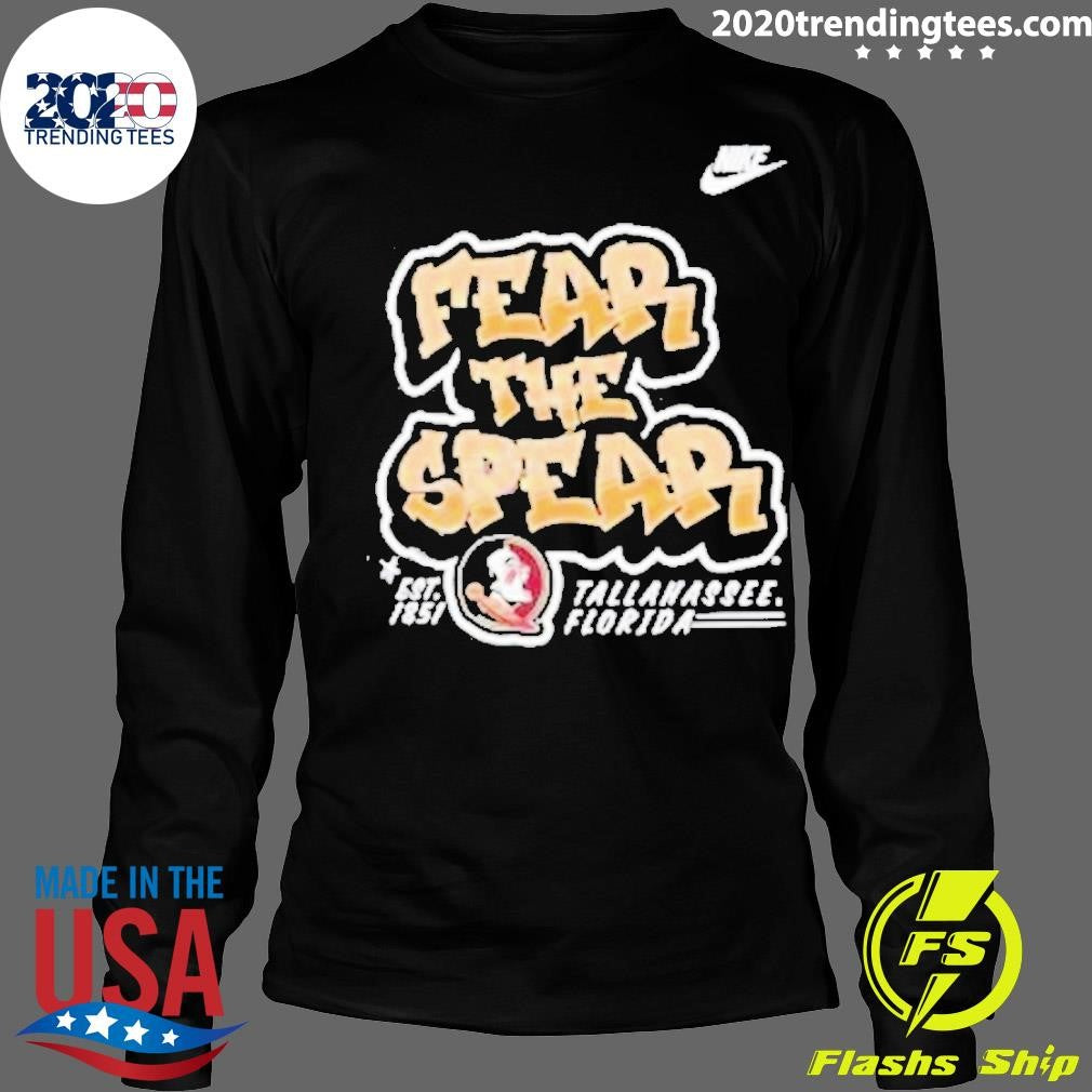Top Florida State Seminoles Football Fsu Nike Fear - Adult & Kids T-Shirts, Sweatshirts & Hoodies apparel design preview 4