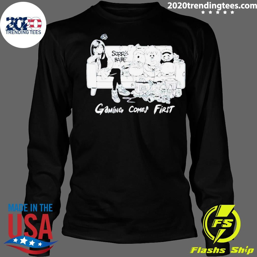 Top Gaming Comes First - Adult & Kids T-Shirts, Sweatshirts & Hoodies apparel design preview 4