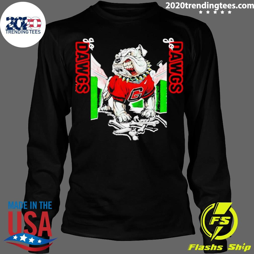Top Georgia Bulldogs Go Dawgs Mascot - Adult & Kids T-Shirts, Sweatshirts & Hoodies apparel design preview 4