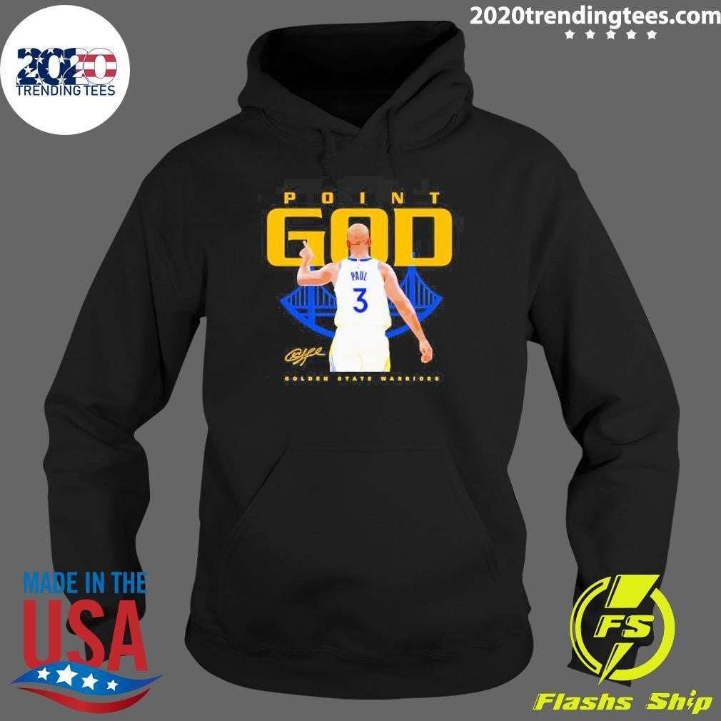 Top Golden State Warriors Chris Paul Point God - Adult & Kids T-Shirts, Sweatshirts & Hoodies apparel design preview 2
