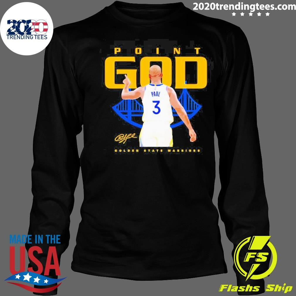 Top Golden State Warriors Chris Paul Point God - Adult & Kids T-Shirts, Sweatshirts & Hoodies apparel design preview 4