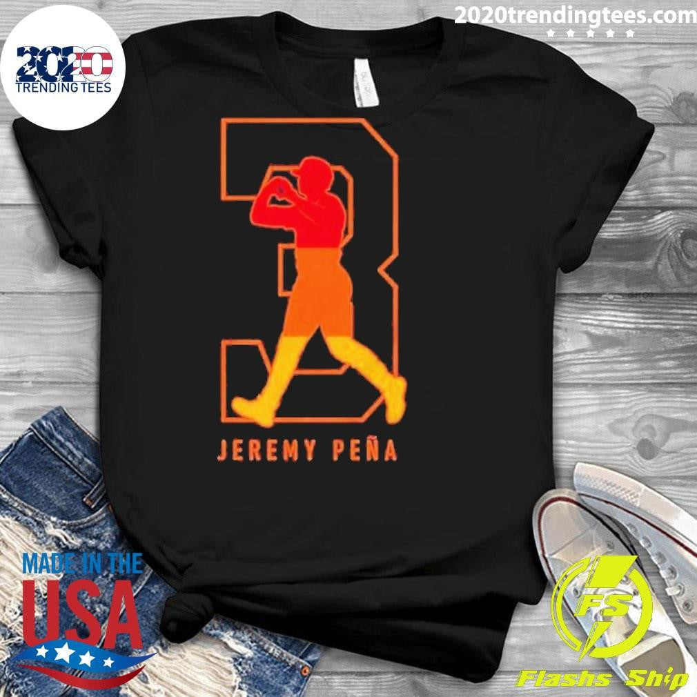 Top Jeremy Peña 3 Houston Astros - Adult & Kids T-Shirts, Sweatshirts & Hoodies apparel design preview 3