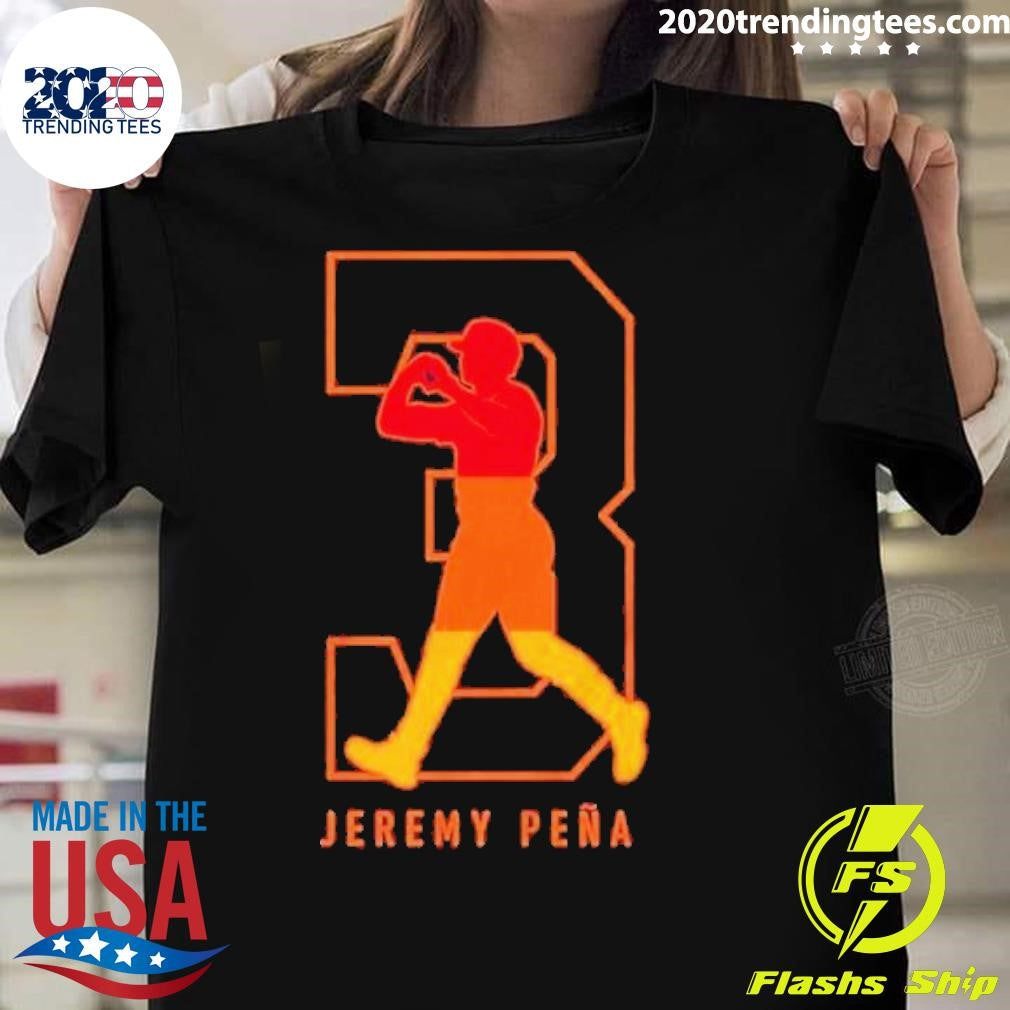 Top Jeremy Peña 3 Houston Astros - Adult & Kids T-Shirts, Sweatshirts & Hoodies apparel design preview 1