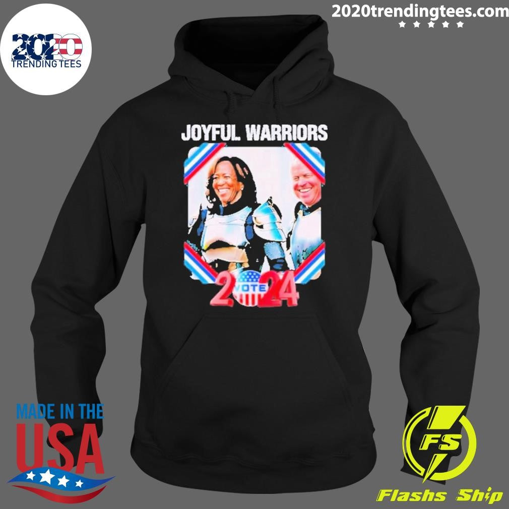 Top Joyful Warriors vote 2024 - Adult & Kids T-Shirts, Sweatshirts & Hoodies apparel design preview 2