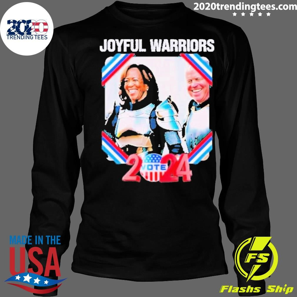 Top Joyful Warriors vote 2024 - Adult & Kids T-Shirts, Sweatshirts & Hoodies apparel design preview 4