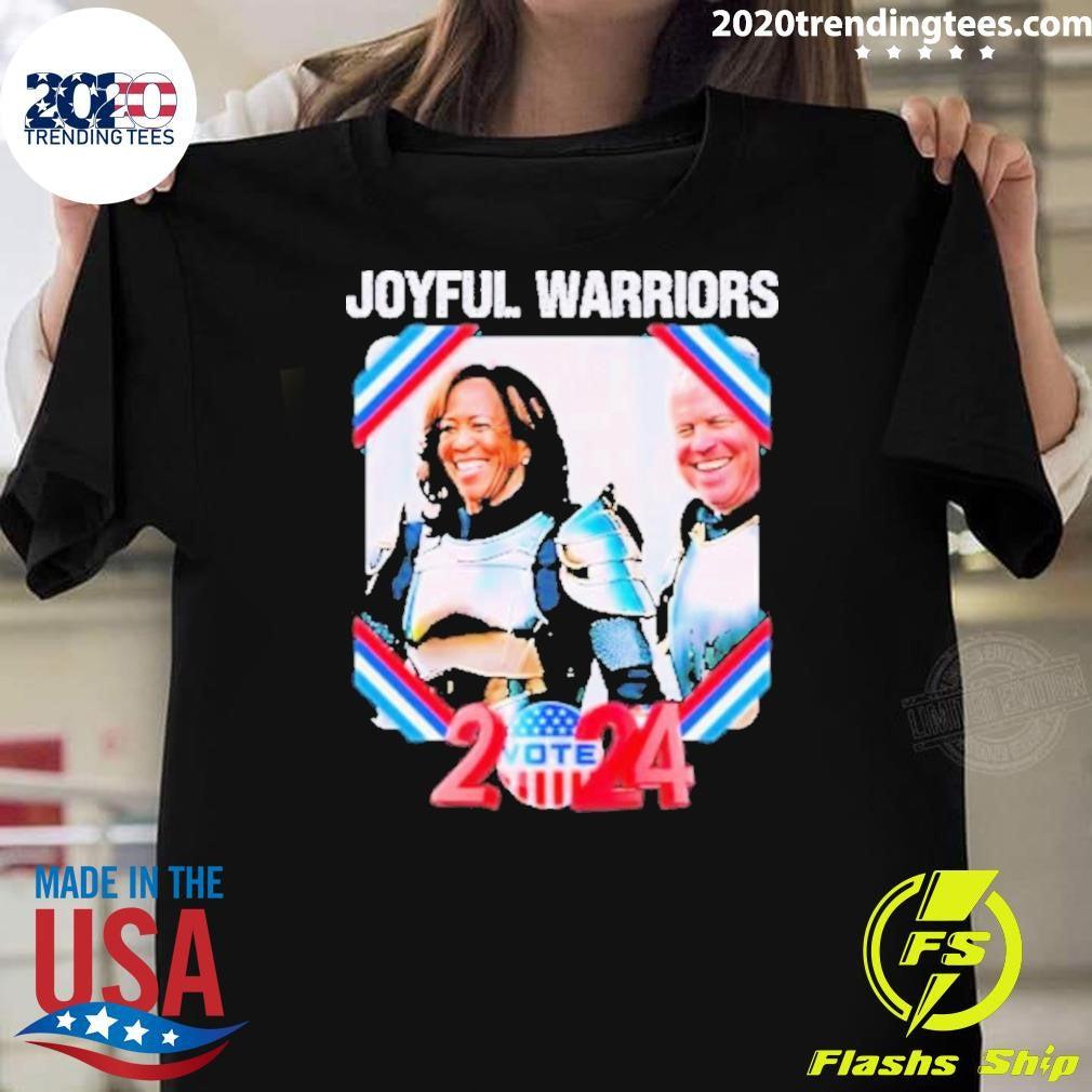Top Joyful Warriors vote 2024 - Adult & Kids T-Shirts, Sweatshirts & Hoodies apparel design preview 1
