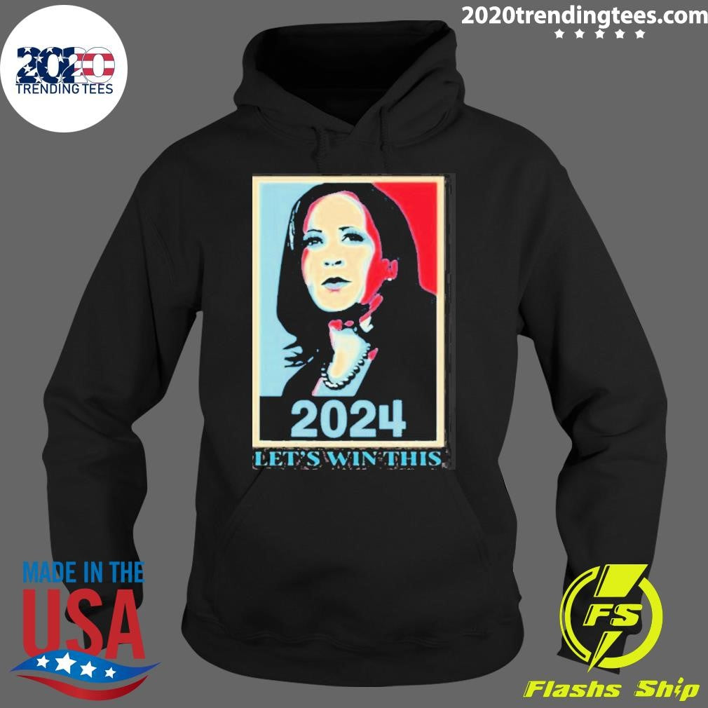 Top Kamala Harris 2024 Let's Win This - Adult & Kids T-Shirts, Sweatshirts & Hoodies apparel design preview 2
