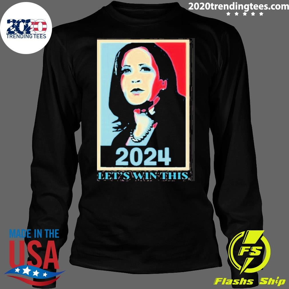 Top Kamala Harris 2024 Let's Win This - Adult & Kids T-Shirts, Sweatshirts & Hoodies apparel design preview 4