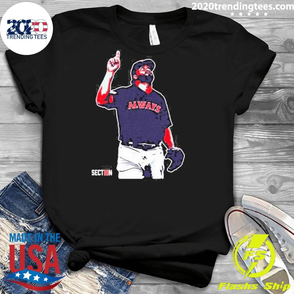Top Kenley Jansen Always Up Never Down - Adult & Kids T-Shirts, Sweatshirts & Hoodies apparel design preview 3