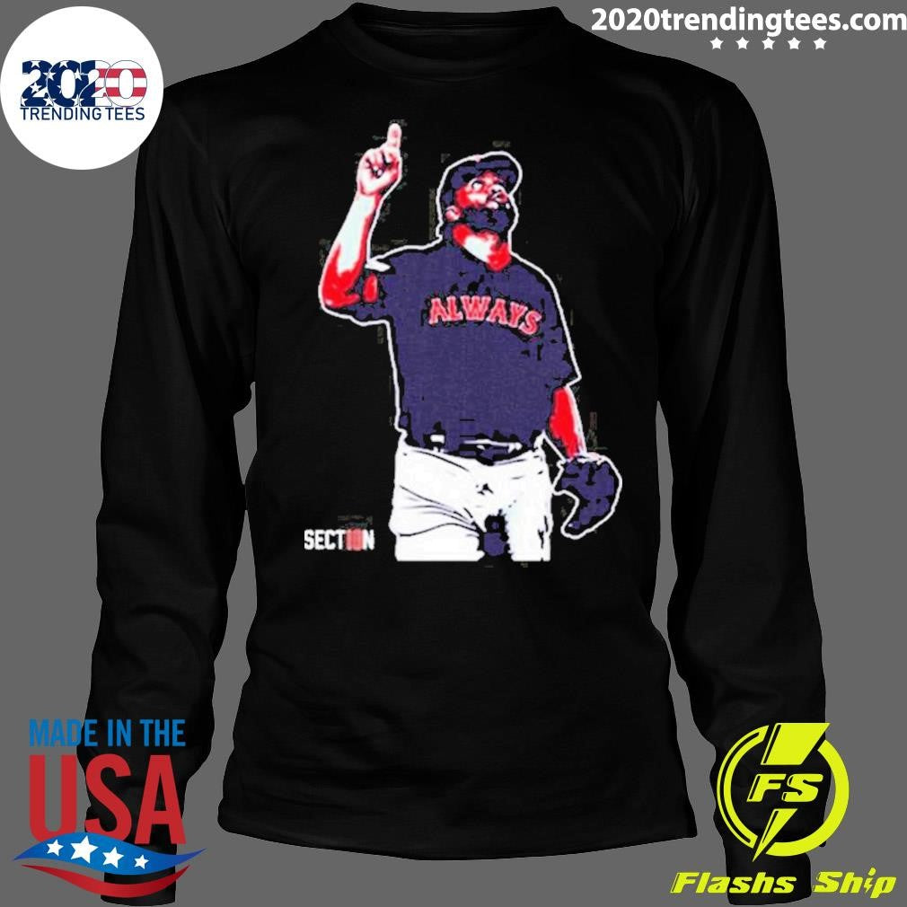 Top Kenley Jansen Always Up Never Down - Adult & Kids T-Shirts, Sweatshirts & Hoodies apparel design preview 4