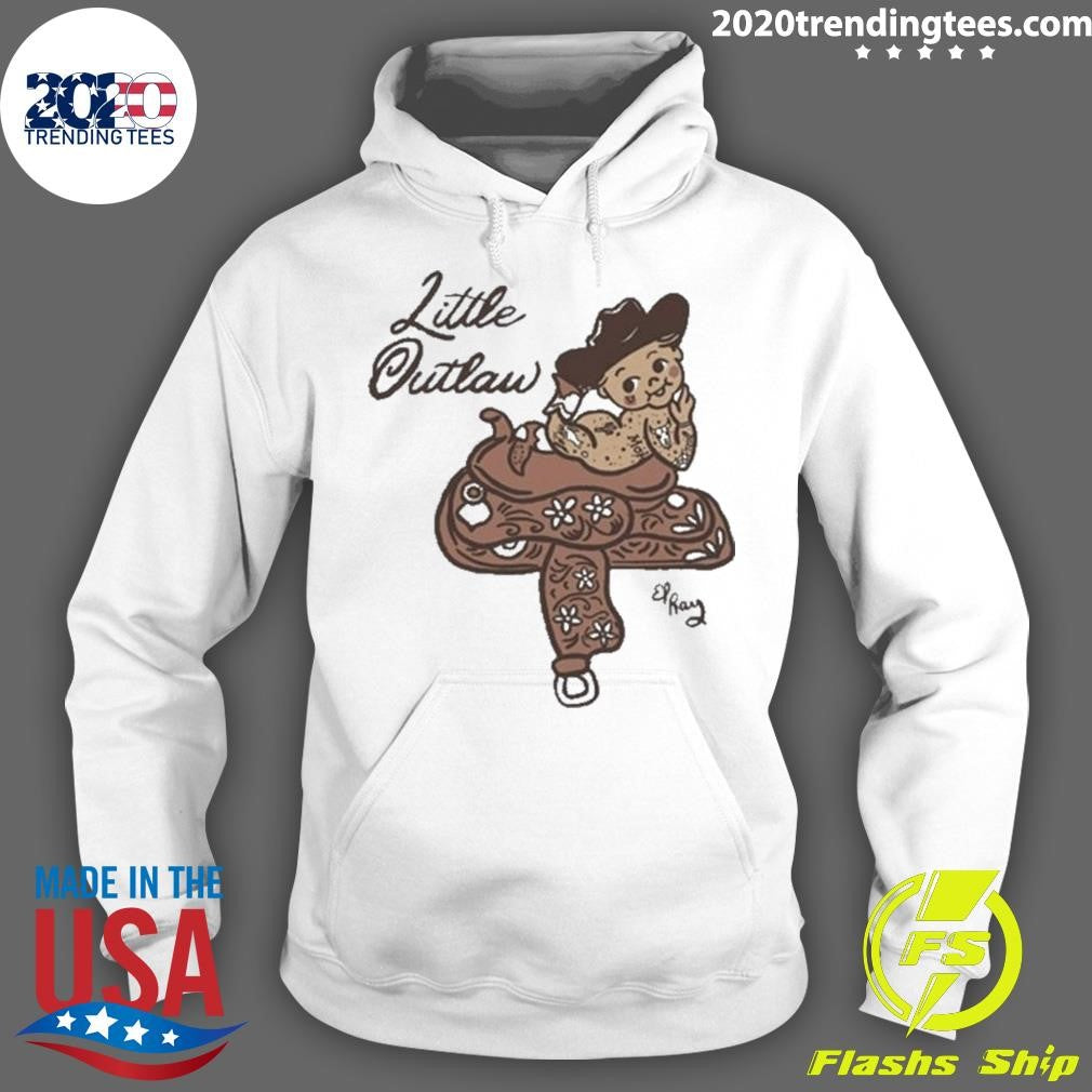 Top Kewpie Cowboy Little Outlaw - Adult & Kids T-Shirts, Sweatshirts & Hoodies apparel design preview 2