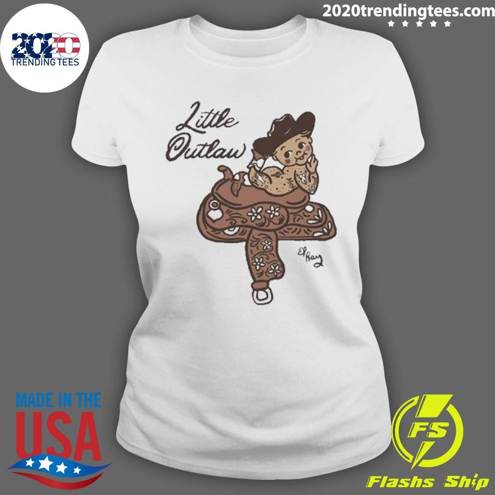 Top Kewpie Cowboy Little Outlaw - Adult & Kids T-Shirts, Sweatshirts & Hoodies apparel design preview 3